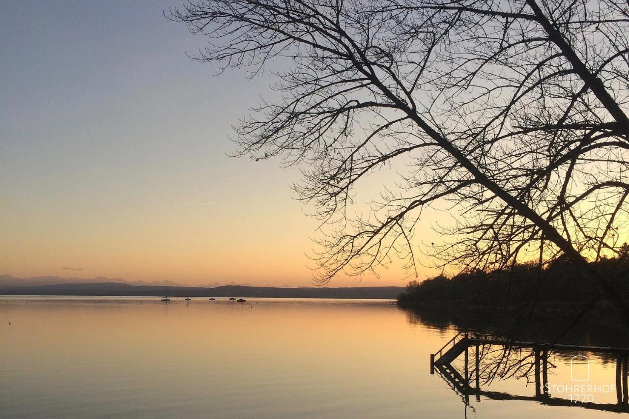 5 Sterne Penthouse-Loft Gut Stohrerhof Bis 4 Personen Diessen am Ammersee Bagian luar foto
