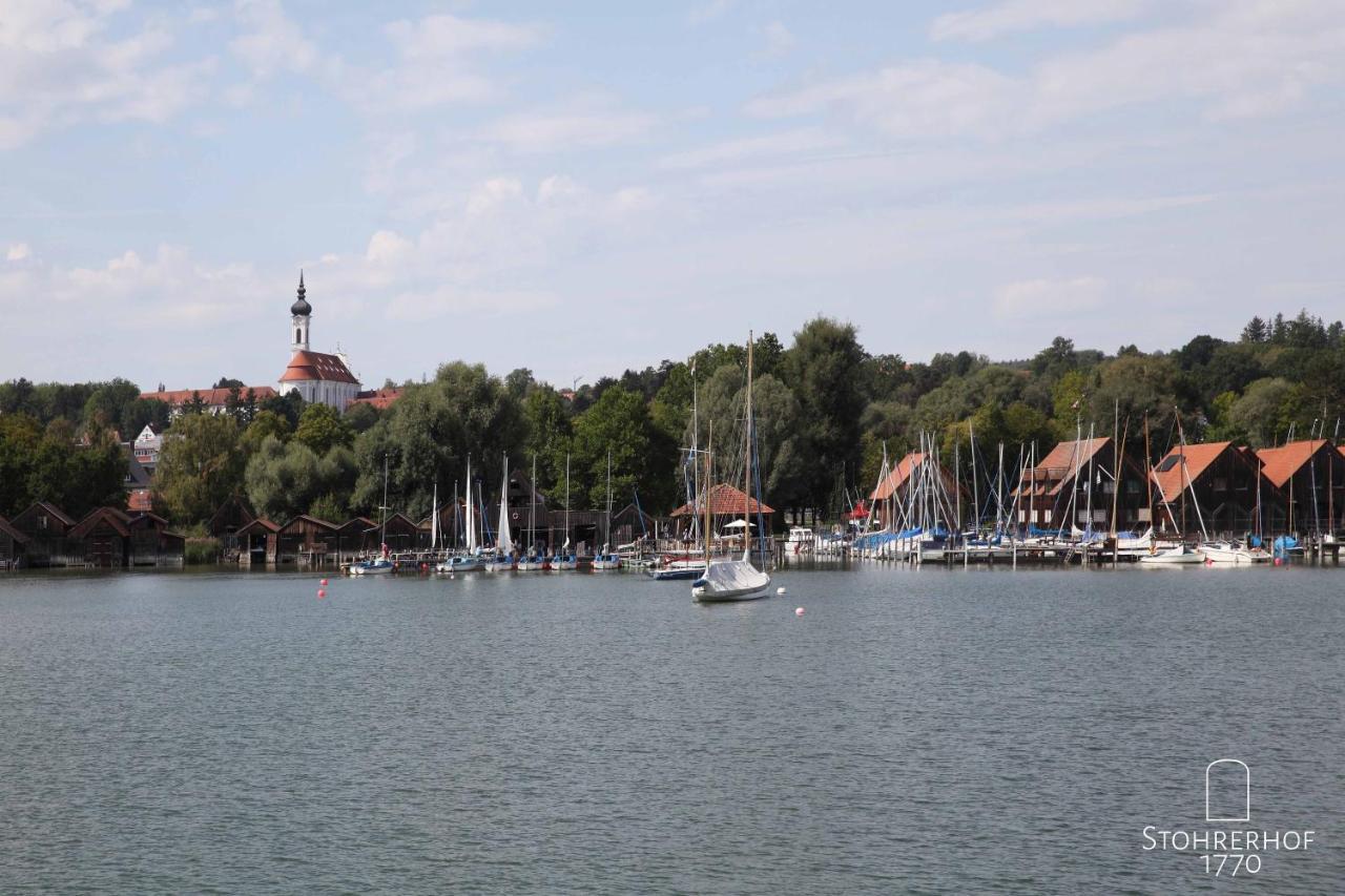 5 Sterne Penthouse-Loft Gut Stohrerhof Bis 4 Personen Diessen am Ammersee Bagian luar foto