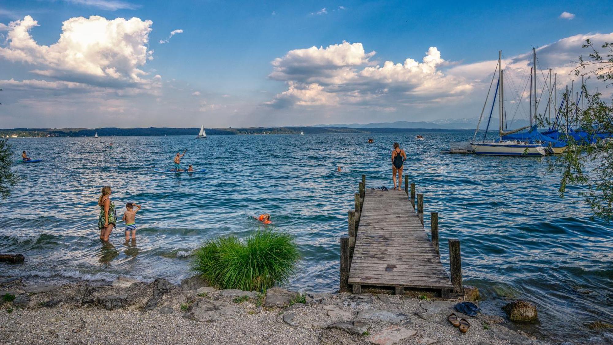 5 Sterne Penthouse-Loft Gut Stohrerhof Bis 4 Personen Diessen am Ammersee Bagian luar foto