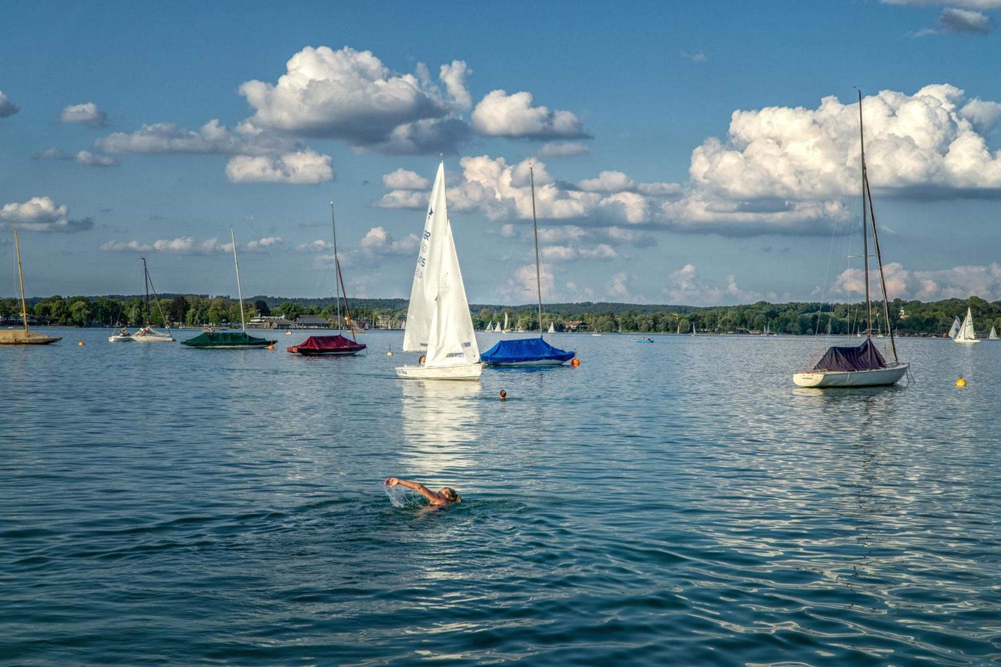 5 Sterne Penthouse-Loft Gut Stohrerhof Bis 4 Personen Diessen am Ammersee Bagian luar foto
