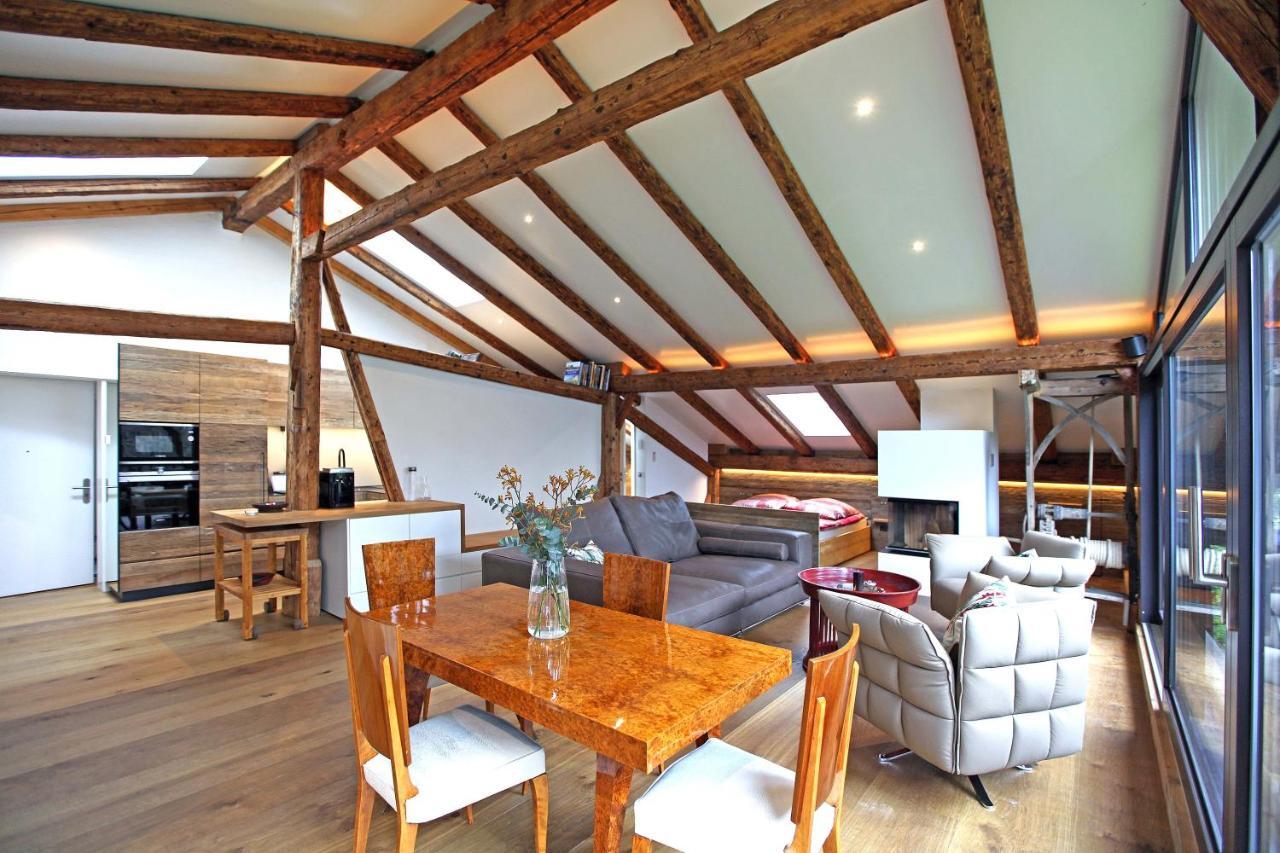 5 Sterne Penthouse-Loft Gut Stohrerhof Bis 4 Personen Diessen am Ammersee Bagian luar foto